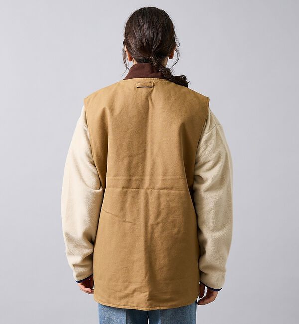 ABAHOUSE「【POLER/ポーラー】DUCK CANVAS VEST/中綿/ユニセックス【W」|ベスト・ジレ|