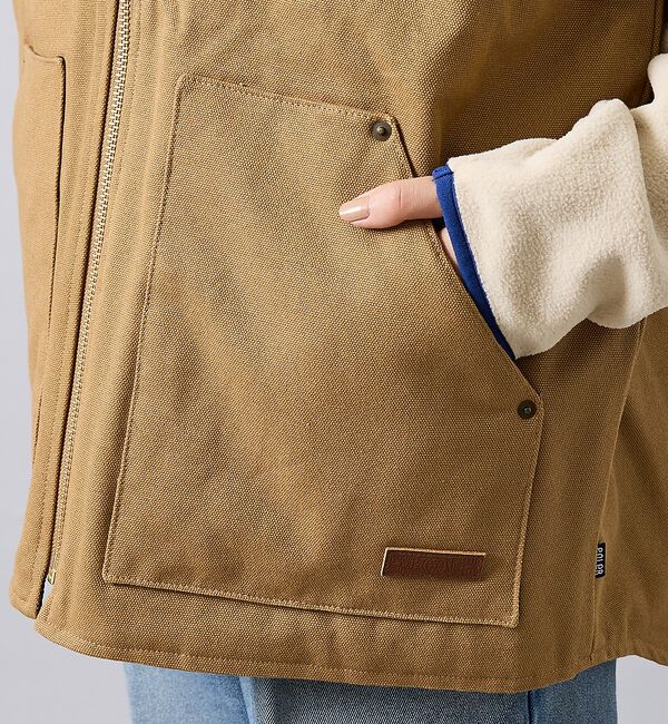 ABAHOUSE「【POLER/ポーラー】DUCK CANVAS VEST/中綿/ユニセックス【W」|ベスト・ジレ|