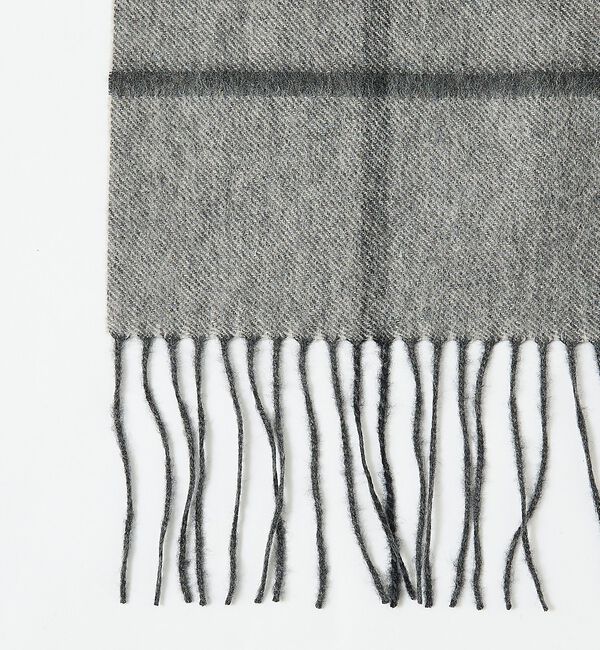 ABAHOUSE「【カシミヤ100％】チェック柄 マフラー 60&times;160」|マフラー|