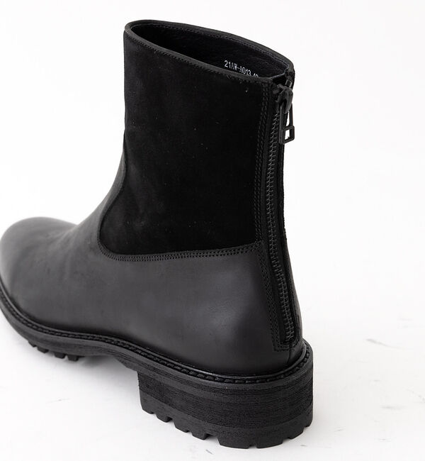 alfredoBANNISTER「ベロア切替 ペコスブーツ」|ショートブーツ|