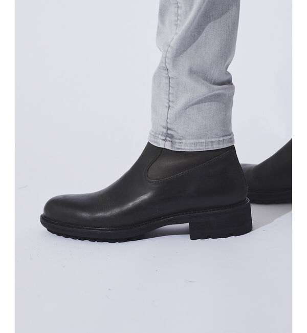 alfredoBANNISTER「ベロア切替 ペコスブーツ」|ショートブーツ|