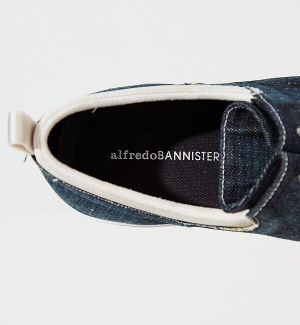 alfredoBANNISTER「【デニム】ドローコード スニーカー」|スニーカー|