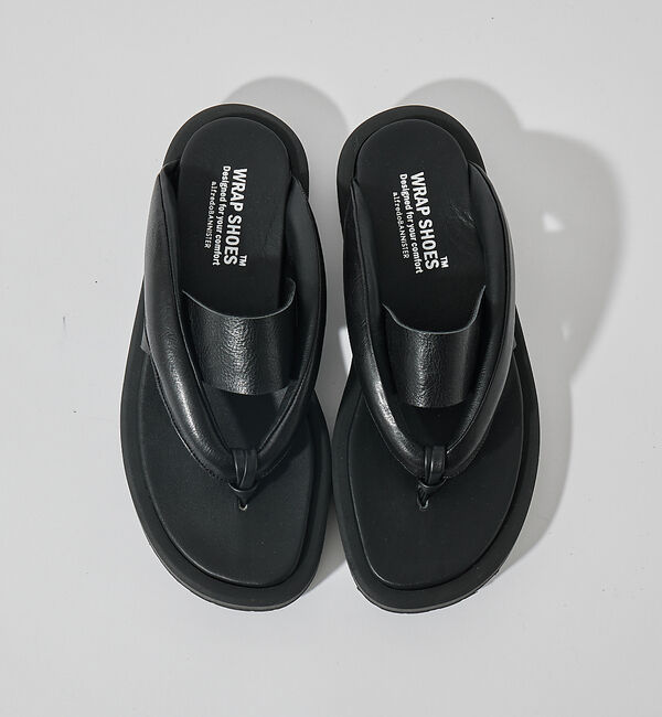 alfredoBANNISTER「【WRAP SHOES】ボリュームソール 雪駄 トングサンダル」|サンダル|