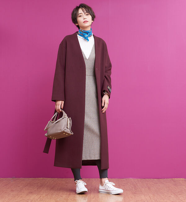 Rouge vif「チェックジャンパースカート」|ワンピース|