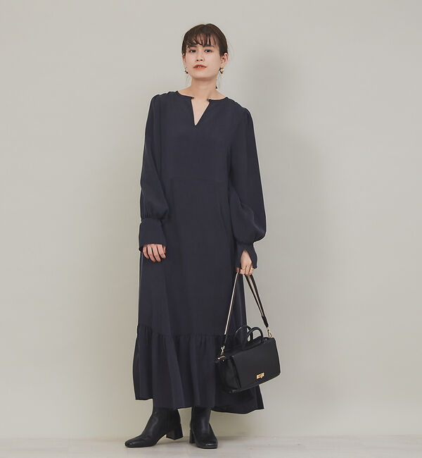 Rouge vif「キュプラロングドレス」|ワンピース|