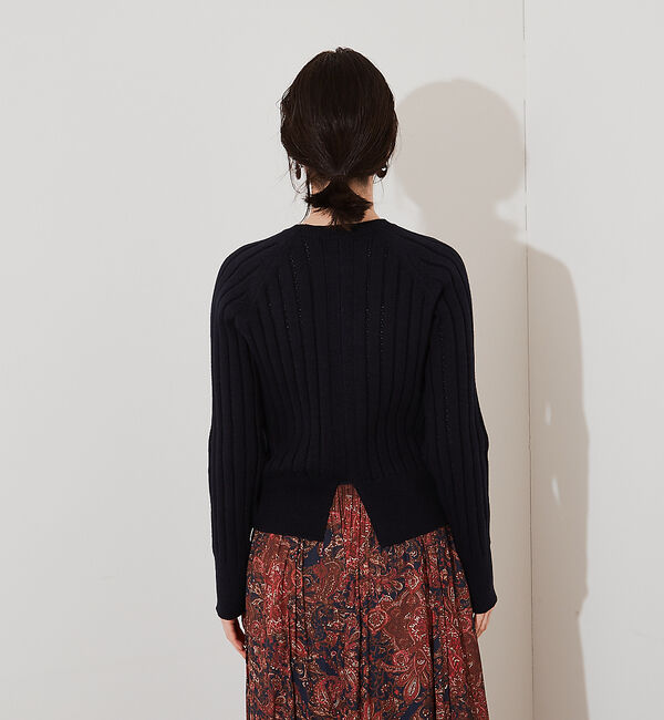 Rouge vif「ミドルゲージアイレットニット」|ニット・セーター|