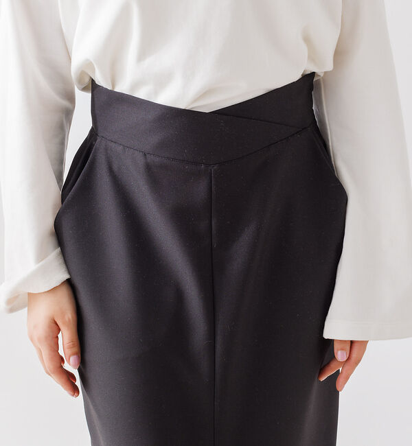 Rouge vif「ウエスト切り替えスリットスカート」|スカート|