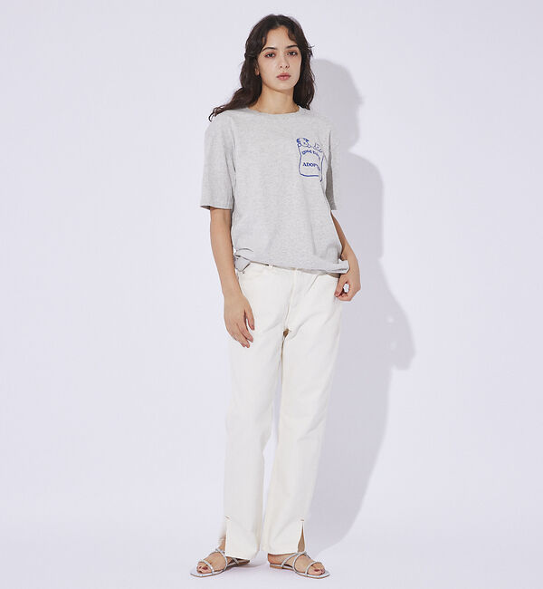 Rouge vif「【MIXTA/ミクスタ】プリント Tシャツ / ロゴTシャツ / ねこ / 半袖」|Tシャツ・カットソー|