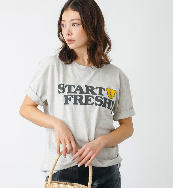 Rouge vif「【MIXTA/ミクスタ】プリント Tシャツ / ロゴTシャツ / ねこ / 半袖」|Tシャツ・カットソー|グレー系その他3