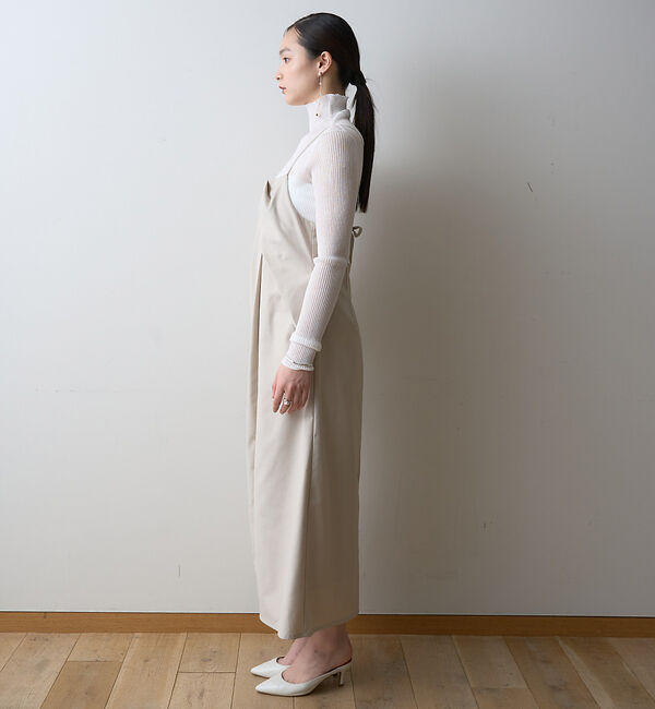 Rouge vif「【一部店舗限定】【2点セット】シングルジャケット&times;キャミワンピSET」|ノーカラージャケット|