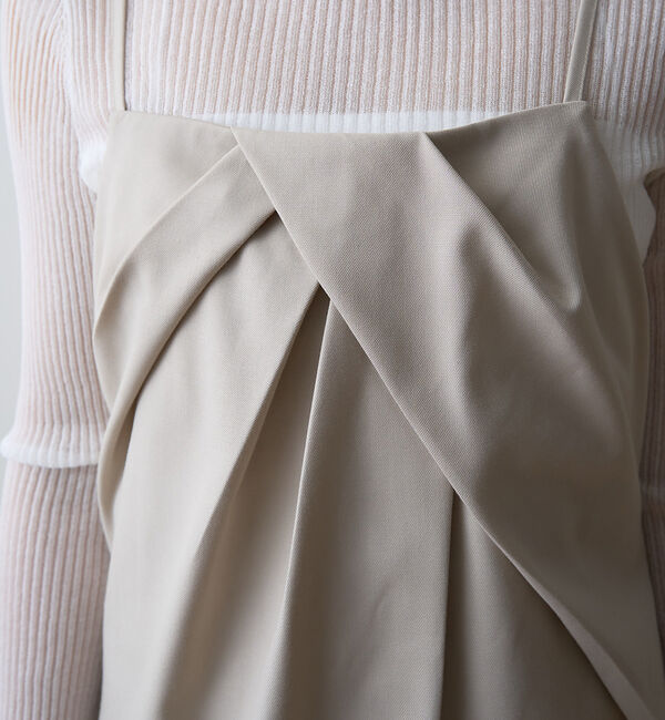 Rouge vif「【一部店舗限定】【2点セット】シングルジャケット&times;キャミワンピSET」|ノーカラージャケット|