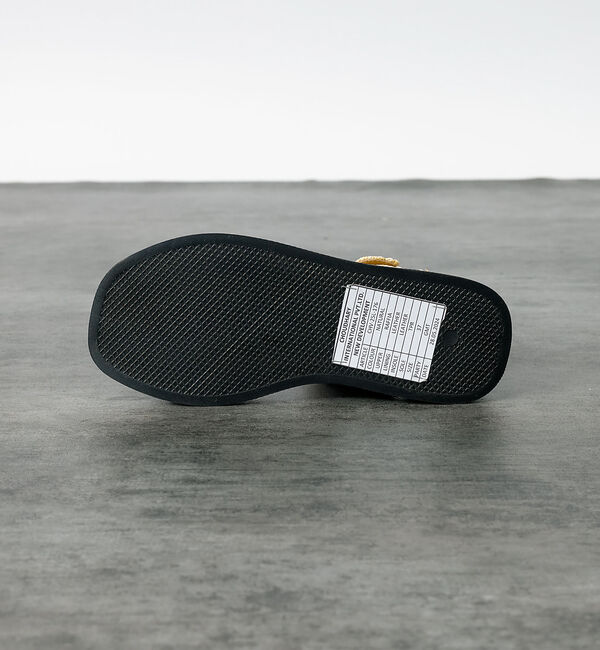 Rouge vif「【PAOLO BOVE / パオロ ボーヴ】ラフィアベルトサンダル / 厚底サン」|サンダル|