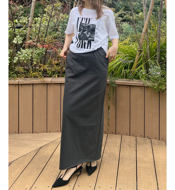 Rouge vif「【MICA&DEAL /マイカアンドディール】タイトイージースカート」|スカート|