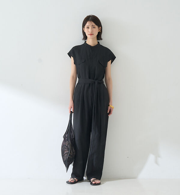 Rouge vif「【TICCA/ティッカ】 リネンコンビネゾン」|オールインワン|