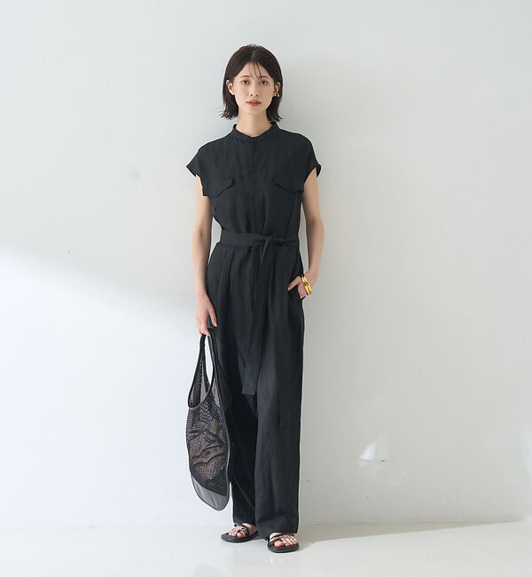 Rouge vif「【TICCA/ティッカ】 リネンコンビネゾン」|オールインワン|