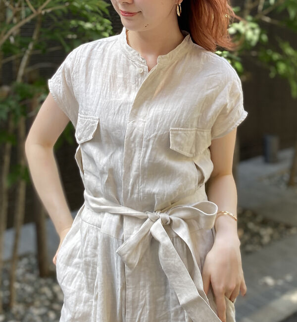 Rouge vif「【TICCA/ティッカ】 リネンコンビネゾン」|オールインワン|