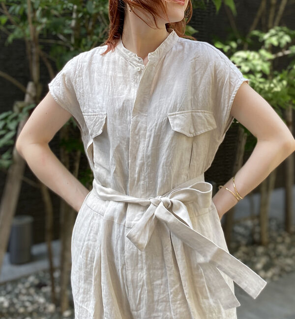 Rouge vif「【TICCA/ティッカ】 リネンコンビネゾン」|オールインワン|