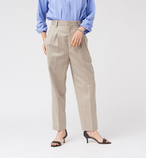 qualite「《セットアップ対応》サスペンダーダブルタックテーパードパンツ」|その他|