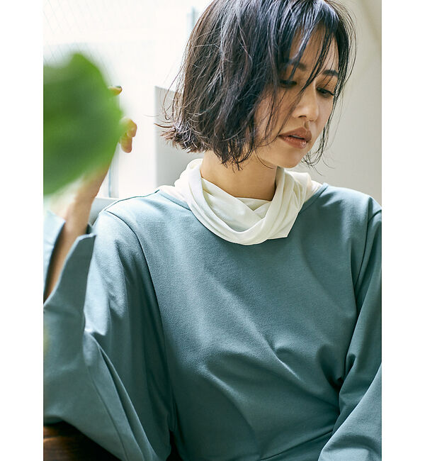 qualite「【鳳山えり&times;qualite】2WAYバックリボンワンピース」|ワンピース|