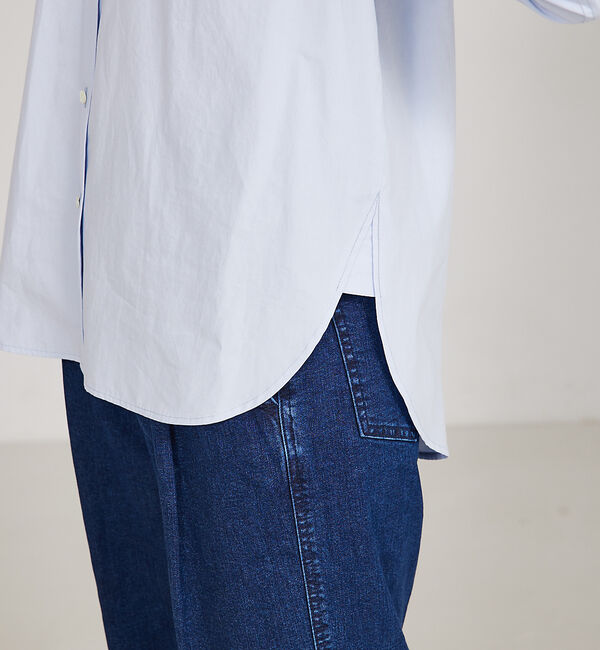 qualite「オーガニックコットンタイプライターシャツ」|シャツ・ブラウス|