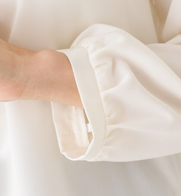 abahouse mavie「ジョーゼットフリルブラウス」|シャツ・ブラウス|