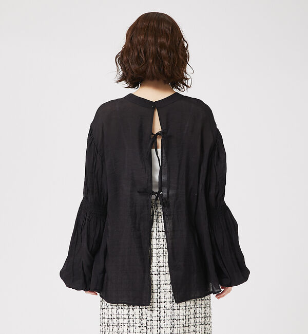 abahouse mavie「キャンディスリーブ2WAYシアーブラウス」|シャツ・ブラウス|