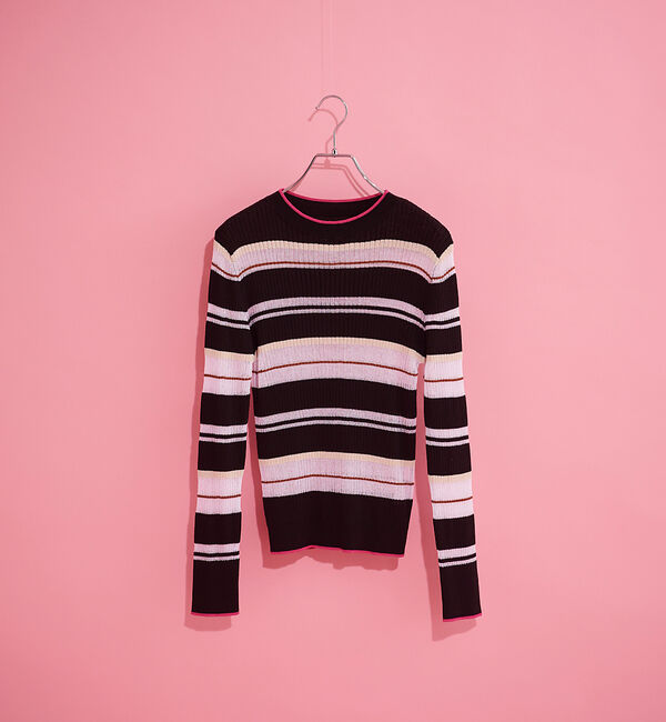 NOMINE「シアーボーダーニット」|ニット・セーター|