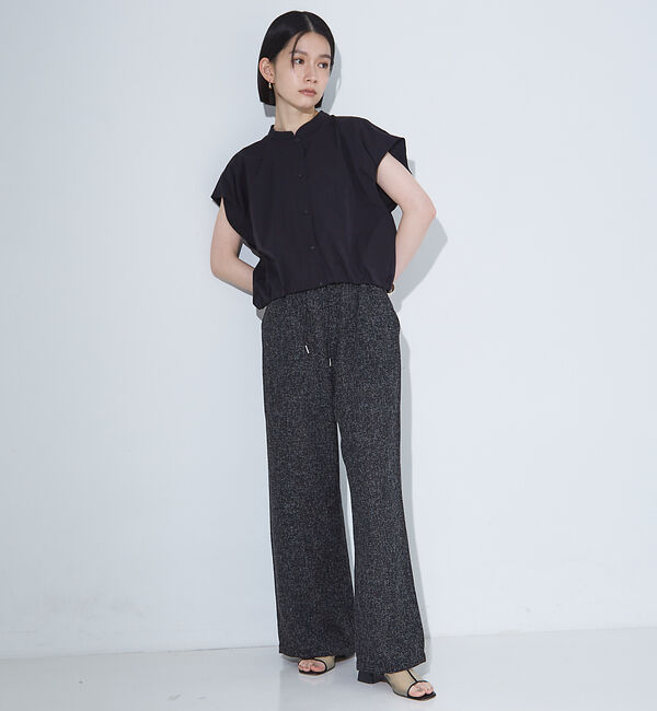 NOMINE「【セットアップ対応】 サマーツイードワイドパンツ」|スラックス|