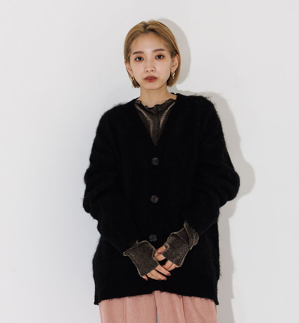 NOMINE「ウール混シャギーカーディガン」|カーディガン|