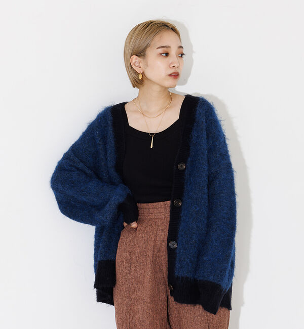 NOMINE「ウール混シャギーカーディガン」|カーディガン|