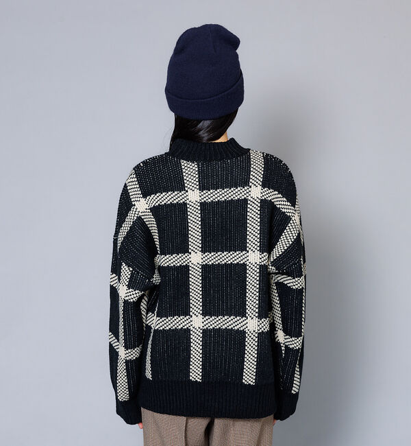 NOMINE「ビックチェックニット」|ニット・セーター|