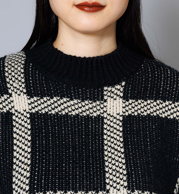 NOMINE「ビックチェックニット」|ニット・セーター|