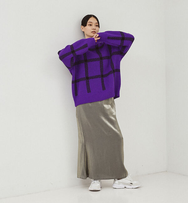 NOMINE「ビックチェックニット」|ニット・セーター|