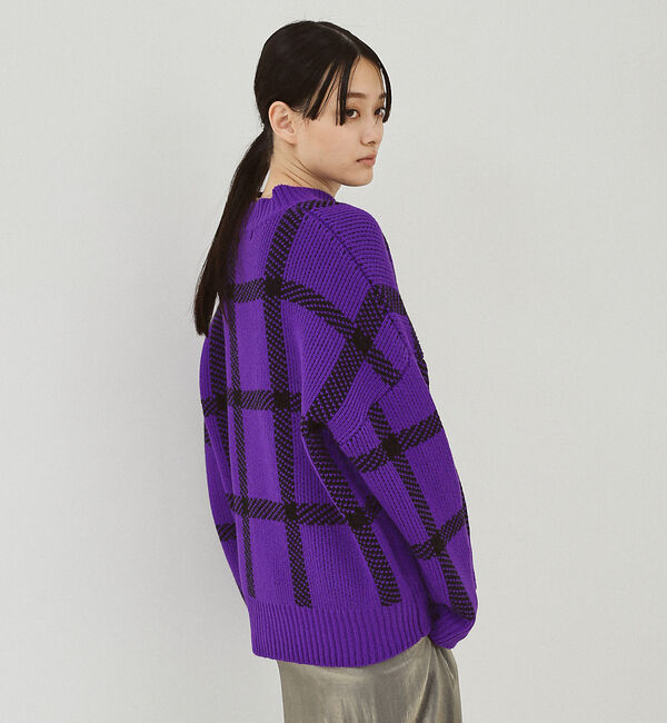 NOMINE「ビックチェックニット」|ニット・セーター|