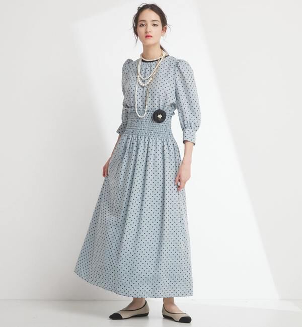 TIARA「ドットプリント2WAYスカート」|スカート|