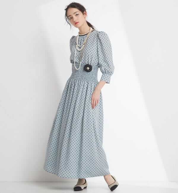 TIARA「ドットプリント2WAYスカート」|スカート|