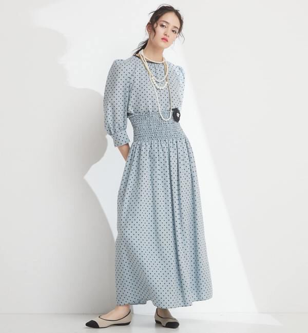 TIARA「ドットプリント2WAYスカート」|スカート|