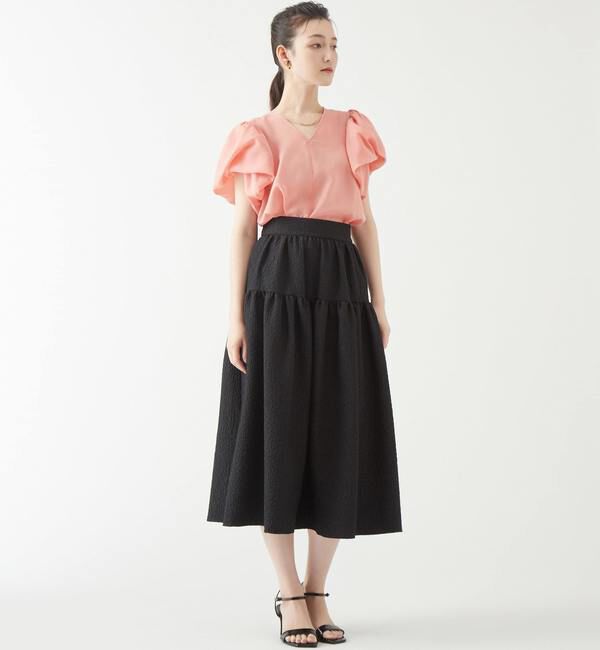 TIARA「バブルスリーブトップス」|シャツ・ブラウス|