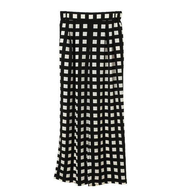 TIARA「ブロックチェックプリントパンツ」|その他|