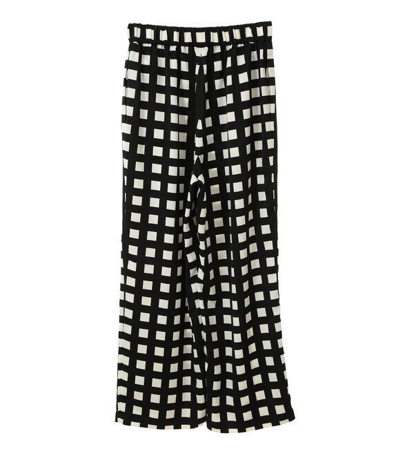 TIARA「ブロックチェックプリントパンツ」|その他|