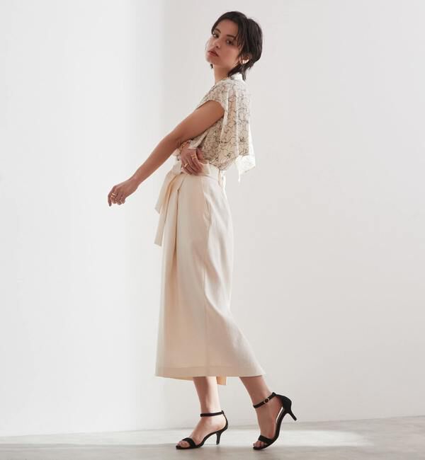 Liesse「タックゆるスカート（セットアップ対応可）」|スカート|