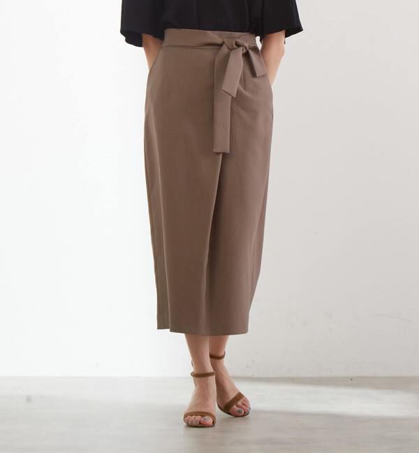 Liesse「タックゆるスカート（セットアップ対応可）」|スカート|モカ