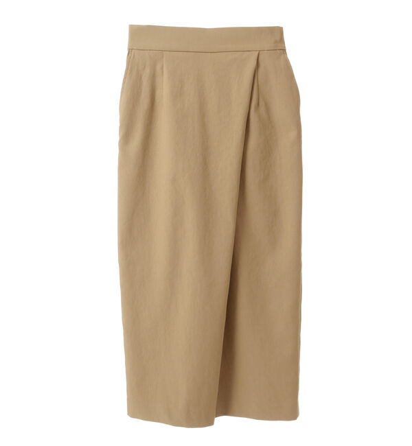 Liesse「タックゆるスカート（セットアップ対応可）」|スカート|キャメル