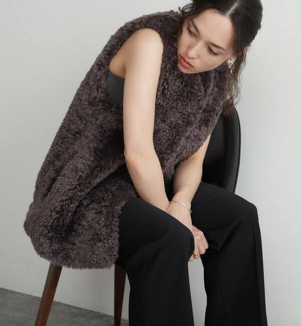 Liesse「エコファーベスト」|その他|チャコールグレー