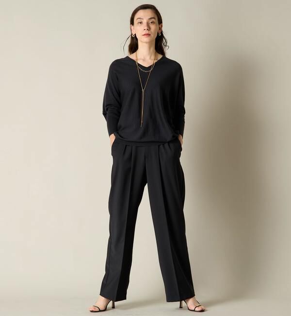 Liesse「前後Vドルマンニット」|ニット・セーター|