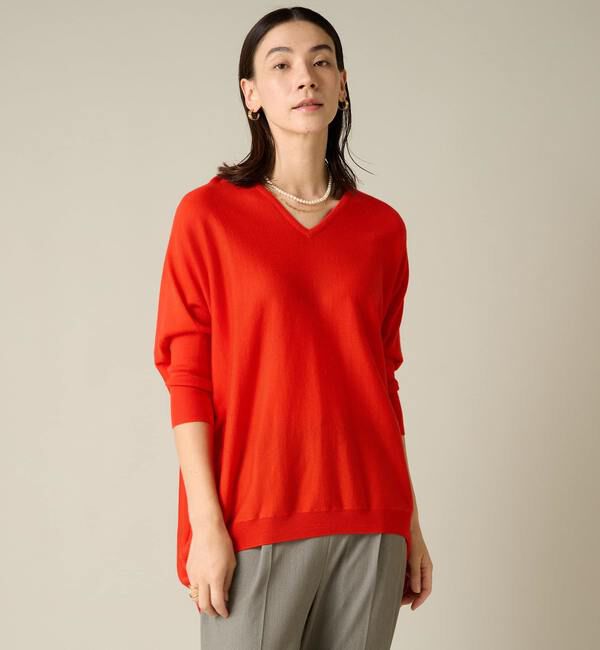 Liesse「前後Vドルマンニット」|ニット・セーター|