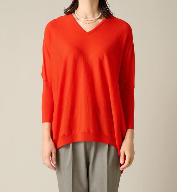 Liesse「前後Vドルマンニット」|ニット・セーター|
