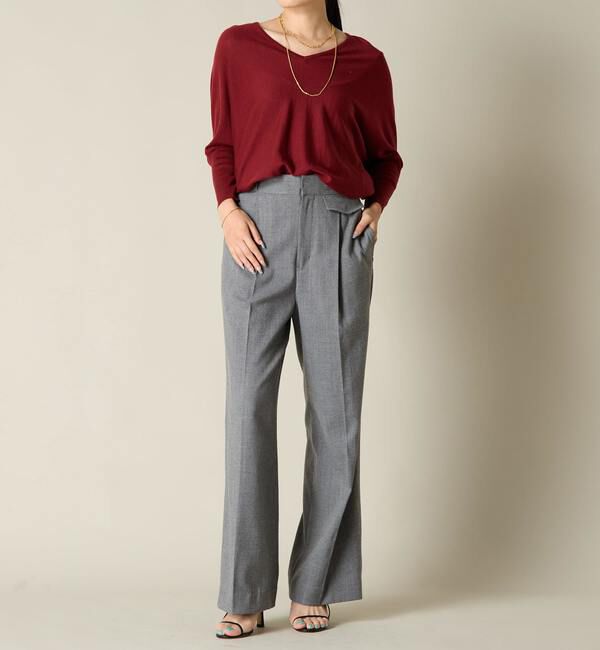 Liesse「前後Vドルマンニット」|ニット・セーター|