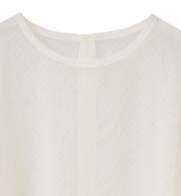 Liesse「チュールドット柄プルオーバー」|シャツ・ブラウス|