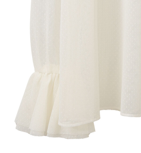 Liesse「チュールドット柄プルオーバー」|シャツ・ブラウス|